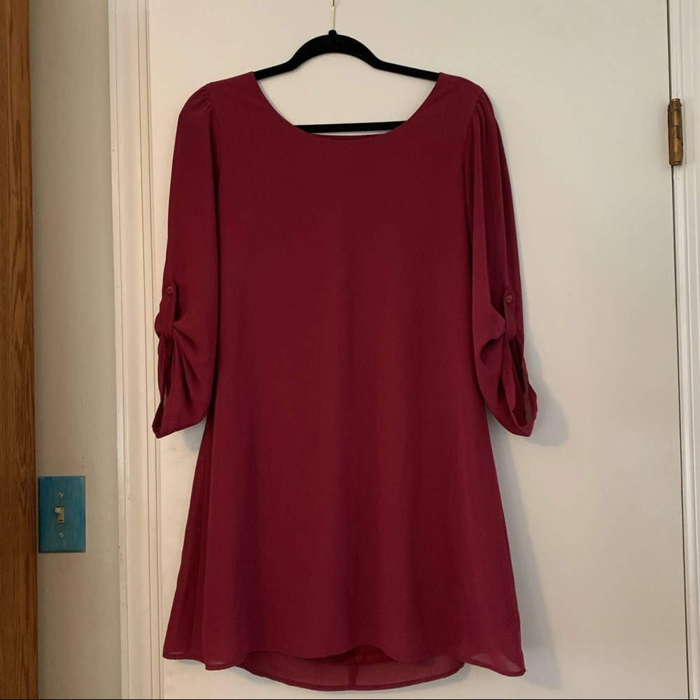 Maroon Dress